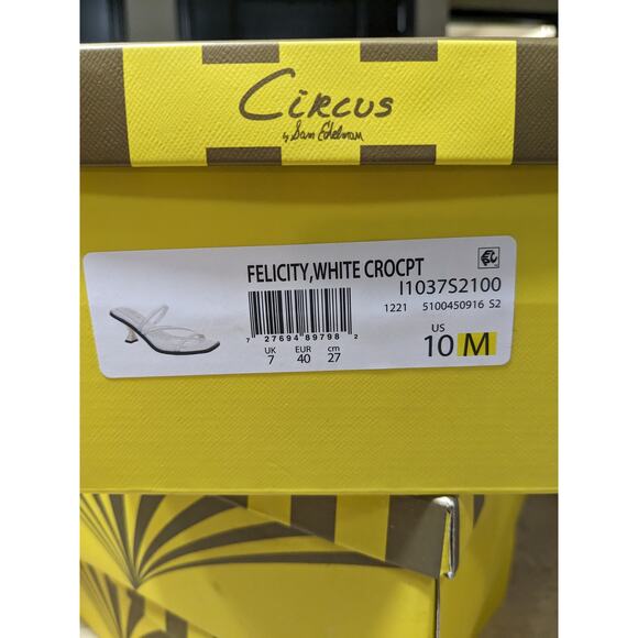 Sam Edelman Circus, NIB. White Felicity sandals. 10M - Picture 7 of 8